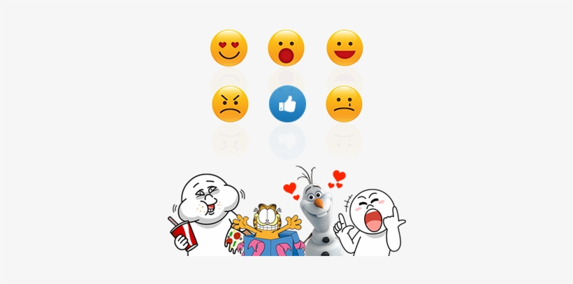 Reactions And Stickers Plugin - Smiley, transparent png download