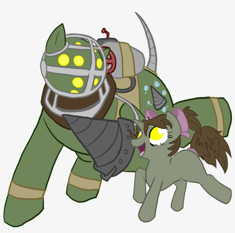 Itsaaudra, Big Daddy, Bioshock, Crossover, Little Sister, - Big Daddy, transparent png download
