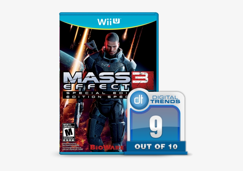 Mass Effect 3 Wii U Scoregraphic - Electronic Arts Mass Effect 3 Wii U, transparent png download