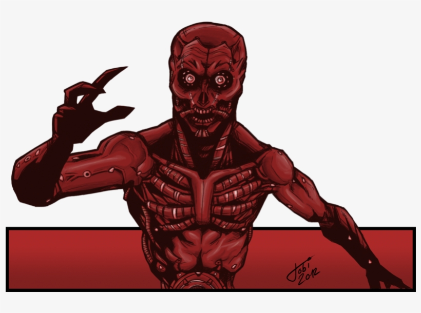 Mass Effect 3 Reaper - Mass Effect Reaper Drawings, transparent png download