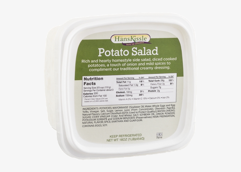 Hans Kissle Potato And Egg Salad, transparent png download