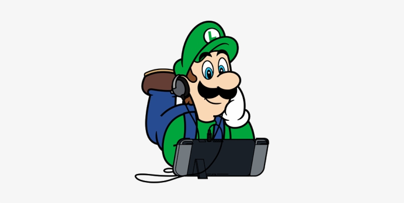 Super Smash Bros Switch Luigi, transparent png download