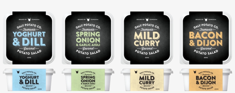 Potato Salad Packaging - Daly Potato Co. Bacon & Dijon Potato Salad 800g, transparent png download