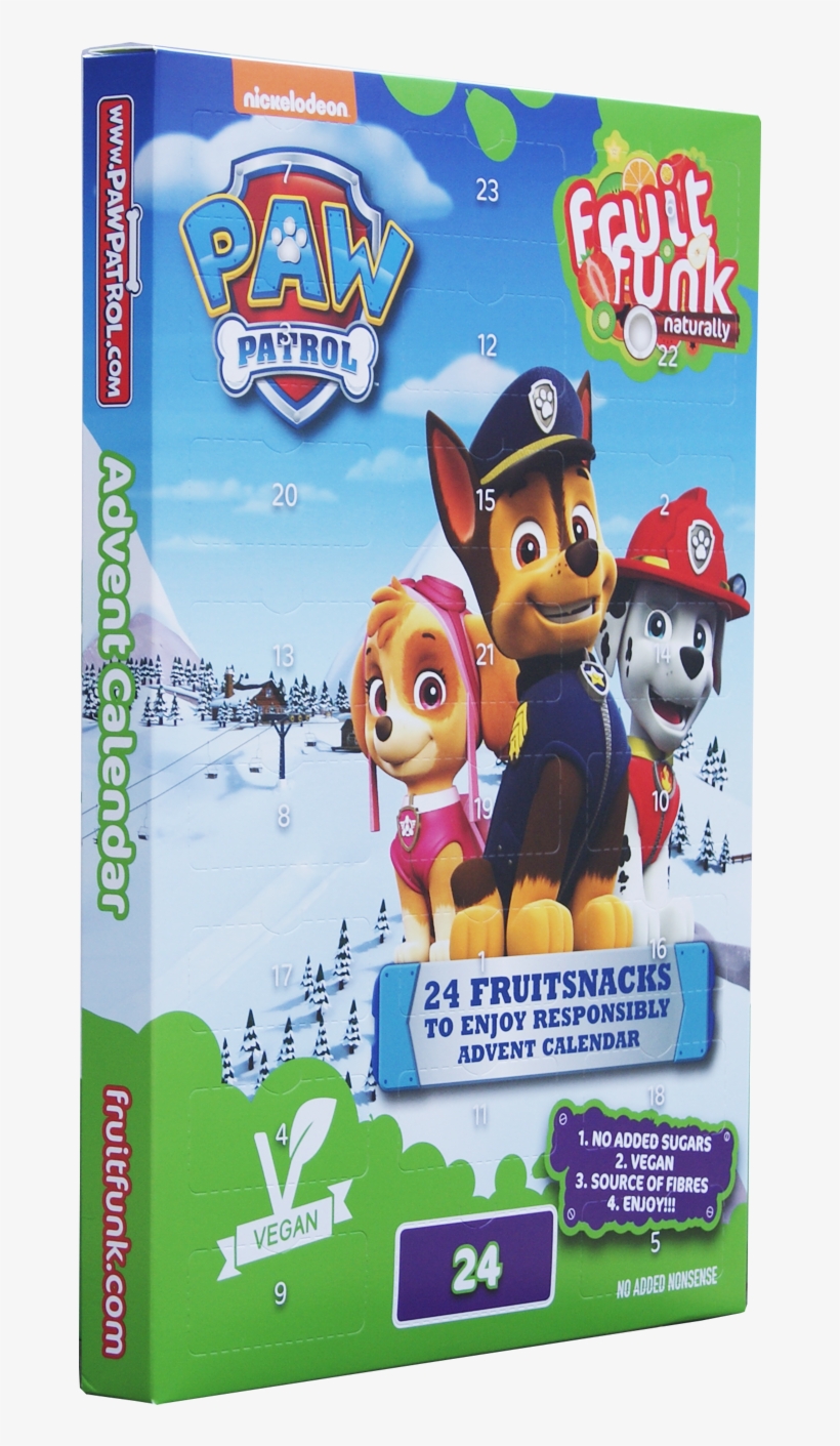 Aa Advent Calendar Paw Patrol Single Side Png Paw Patrol - New Paw Patrol Pink Sheets For Girls, transparent png download