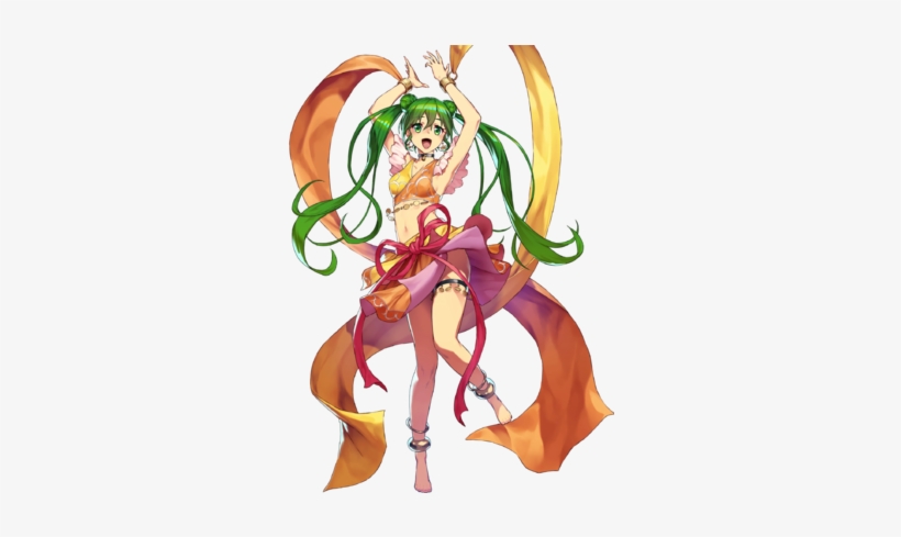 Silvia Traveling Dancer Face - Fire Emblem Heroes Dancers, transparent png download