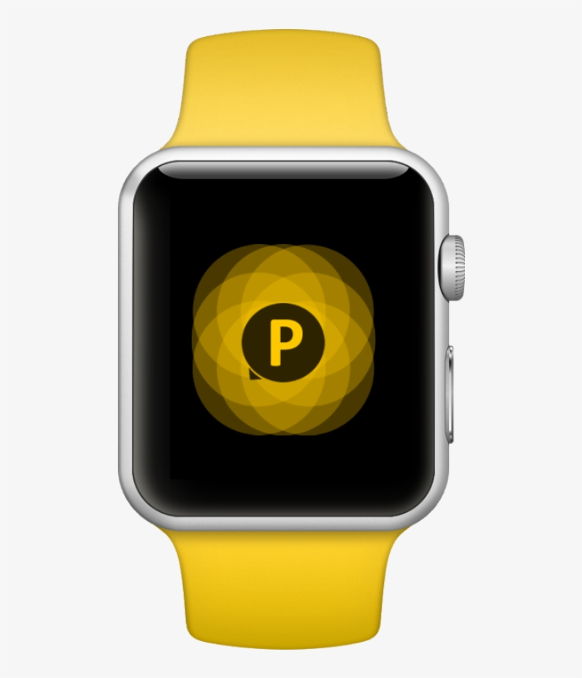 Apple Watch Hand Transparent Png - Apple Watch Png Yellow, transparent png download