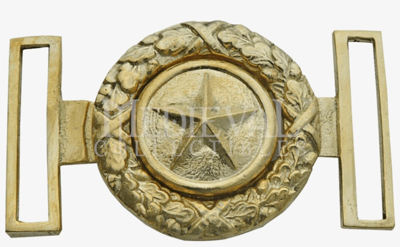 Gold Texas Star And Wreath Belt Buckle - Szco Supplies Texas Star Csa Belt Buckle, transparent png download
