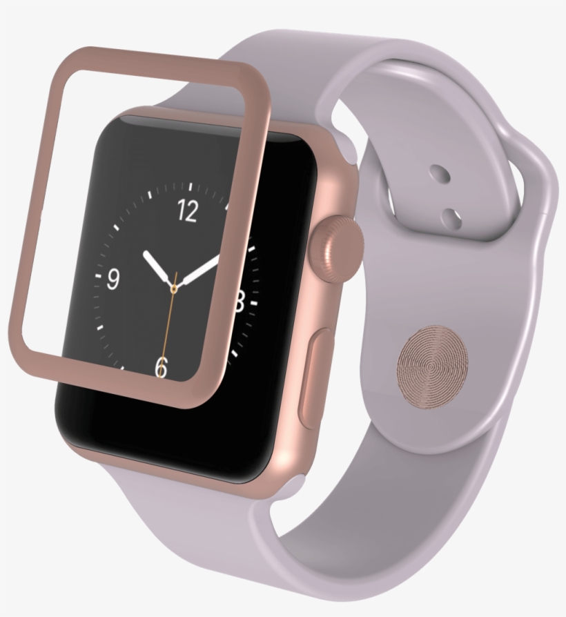 Glass Luxe Over Apple Watch - Zagg Glass Luxe Screen Protector For Apple Watch Series, transparent png download
