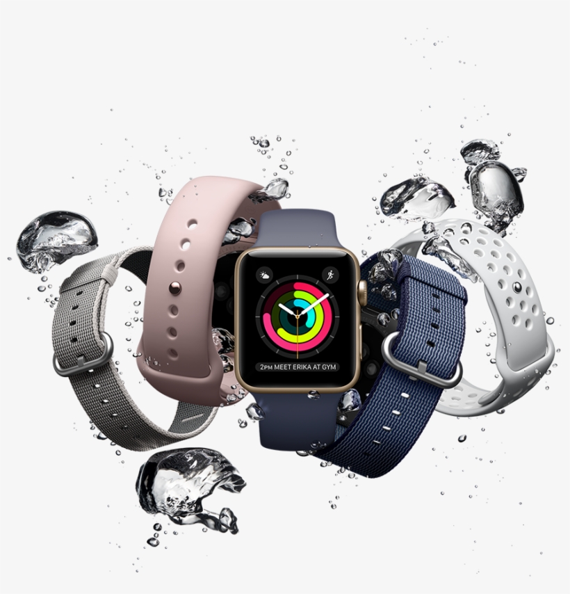 Apple Watch Series 2 Logo Apple Watches - Soft Silicone Watch Band For Apple Iwatch Sports/editions, transparent png download