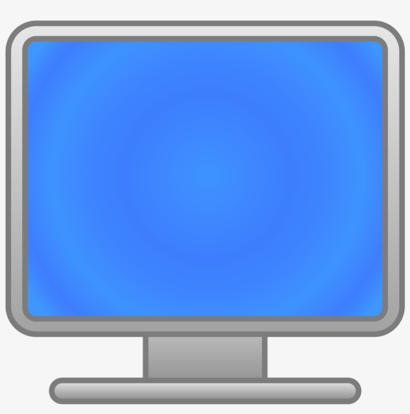 Simple Monitor Icon - Computer, transparent png download