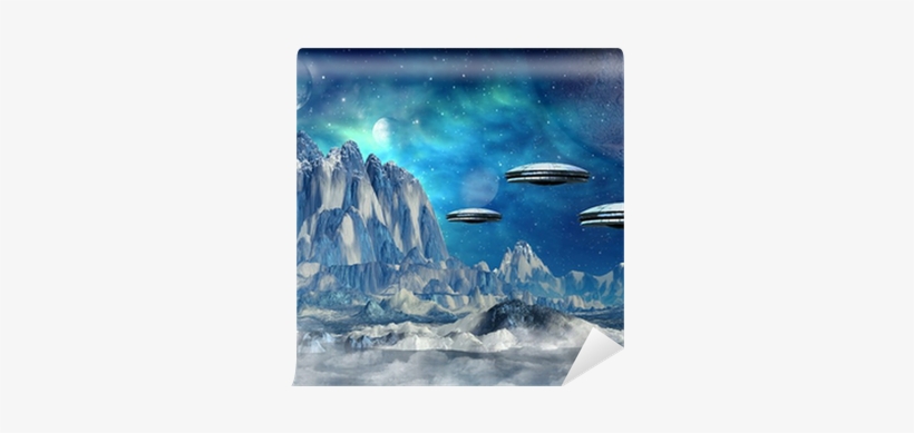 Design Art Designart 'blue Alien Planet' Landscape, transparent png download
