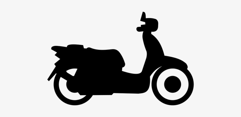 18 Wheeler Public Domain Vectors - Scooter Clip Art, transparent png download