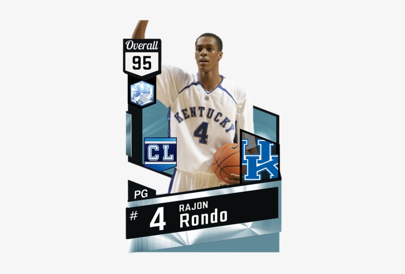 95 Campus Legends Rajon Rondo - Nba 2k18 Stephen Curry Rating, transparent png download