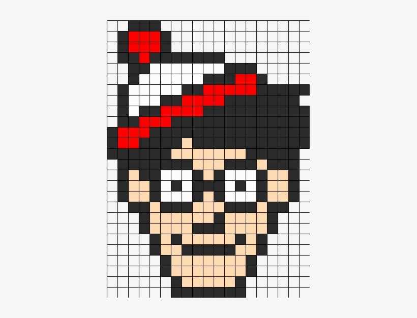 Where's Waldo/wally Perler Bead Pattern - Wheres Waldo Perler Beads, transparent png download