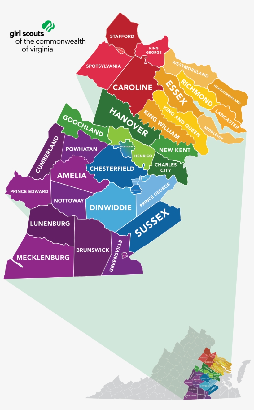 With Support From Dedicated Adult Volunteers, Parents - Girl Scouts Of The Commonwealth Of Virginia, transparent png download