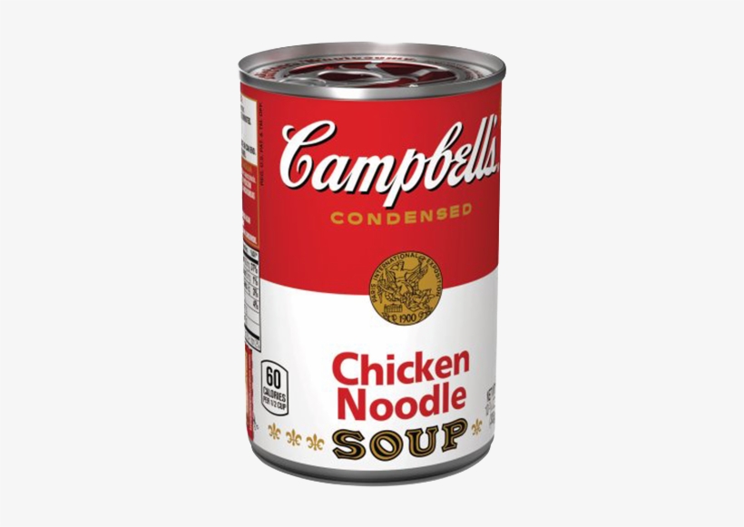 Campbell Soup Png Clip Freeuse Download - Campbell's Chicken Noodle Soup Can, transparent png download