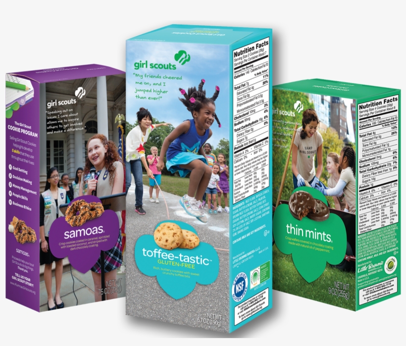 2019 Girl Scout Cookie Lineup - Girl Scout Cookies Samoas 2015, transparent png download