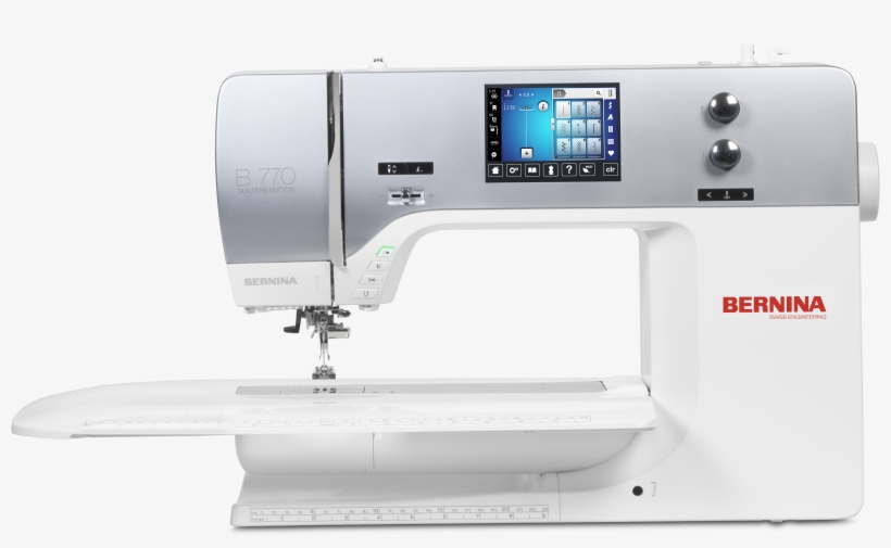 B 770 Qe - Bernina 770qe Quilters Edition Sewing Machine, transparent png download