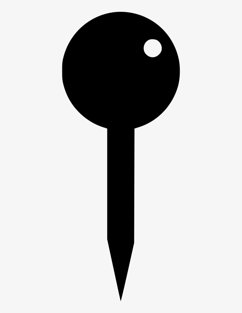 Tailor Pin Sew Needle Sewing Tailoring Safety Comments - Spoon Silhouette, transparent png download