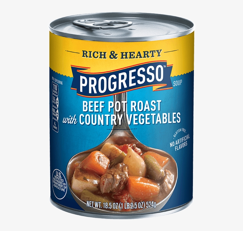 Progresso™ Rich & Hearty Gluten-free Beef Pot Roast - Progresso Soup Corn Chowder, transparent png download