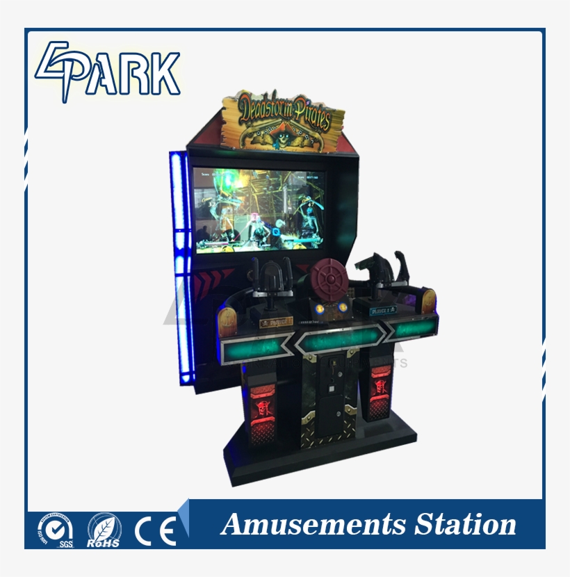 Adult Shooting Arcade Game Machine Deadstorm Pirates - Video Game, transparent png download