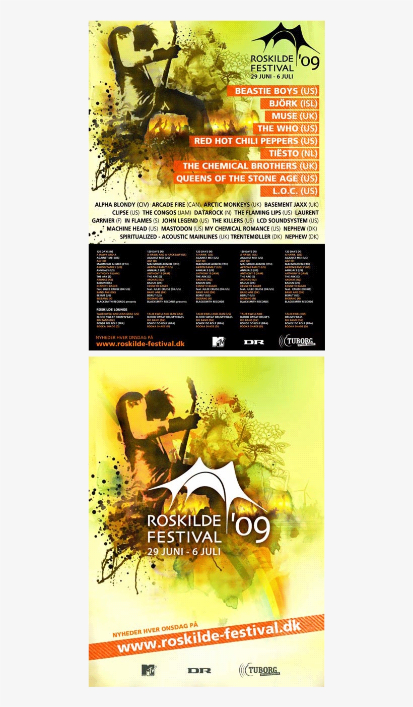 Roskilde Festival Poster Poster Transparent Png 872x1330 Free Download On Nicepng