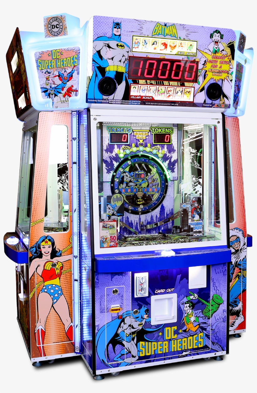 Dc Comics Super Heroes 4 Pl - Dc Comics Coin Pusher Cards, transparent png download