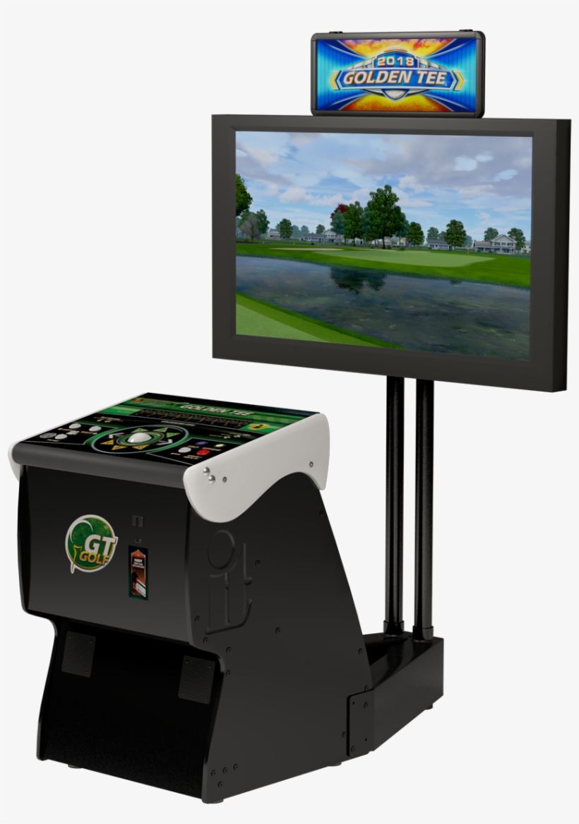 Golden Tee Golf 2019 Home Arcade Game - 2018 Golden Tee Live, transparent png download