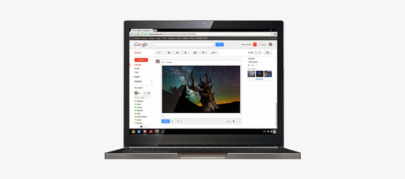 Google Chromebook Pixel Png Image - Chromebook Pixel, transparent png download