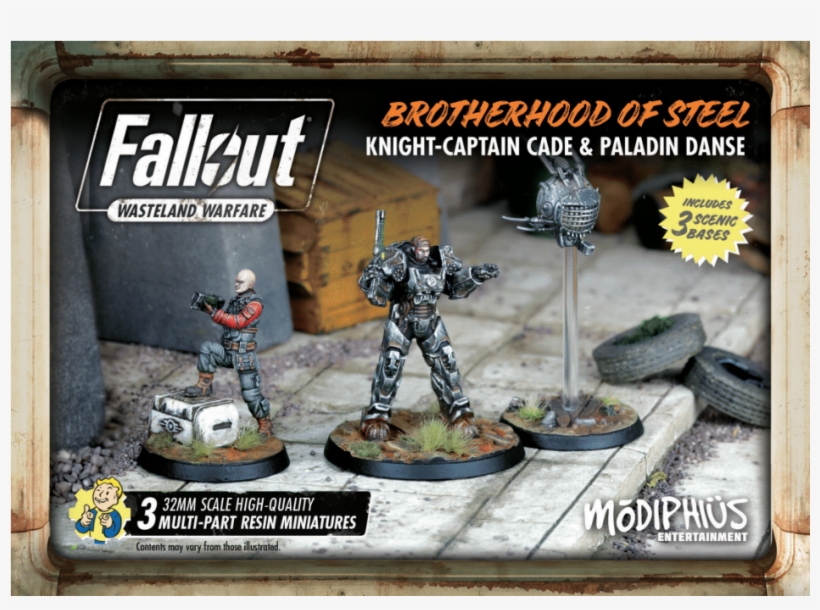 Fallout Wasteland Warfare Brotherhood Of Steel Knight - Fallout Wasteland Warfare Brotherhood Of Steel, transparent png download
