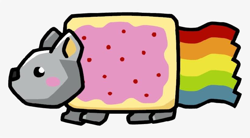 Nyan Cat Scribblenauts, transparent png download