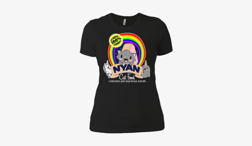 All Magical Nyan Cat Food T- Shirt - All Magical Nyan Cat Food, transparent png download