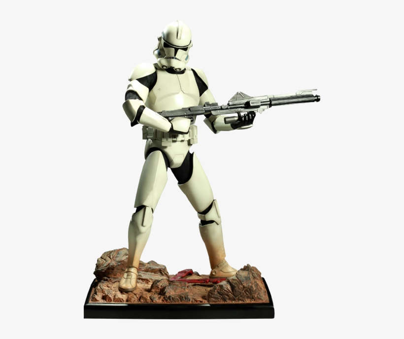 Clone Trooper Premium Format™ Figure - Star Wars Clone, transparent png download