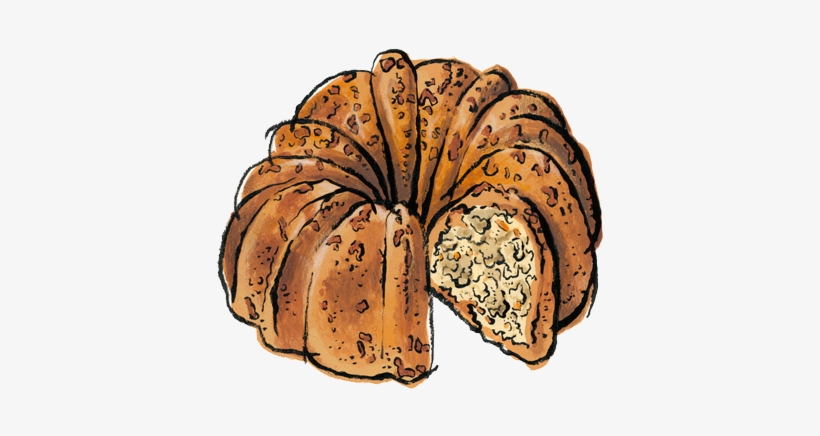 Summer Fling Coffeecake - Pound Cake Clipart Png, transparent png download