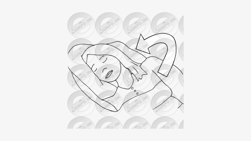 Roll Over Outline For Classroom / Therapy Use - Sketch, transparent png download