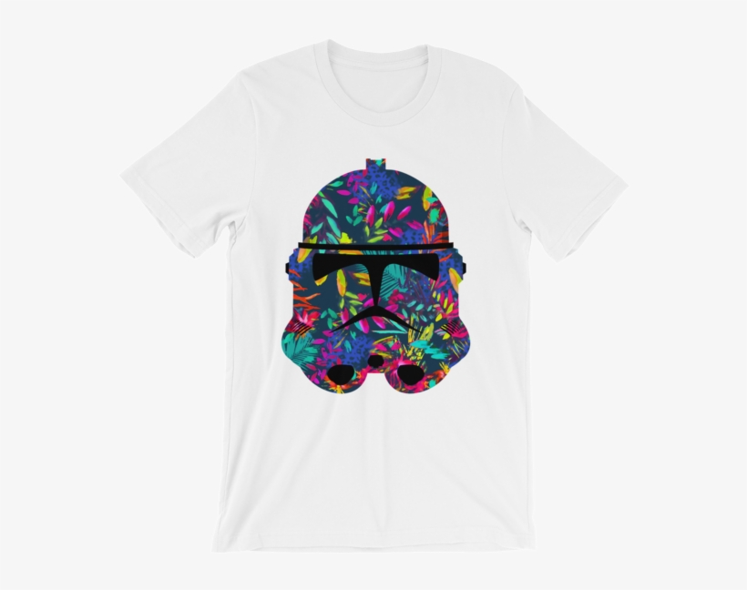 Clone Trooper Floral Men's T-shirt - T-shirt, transparent png download