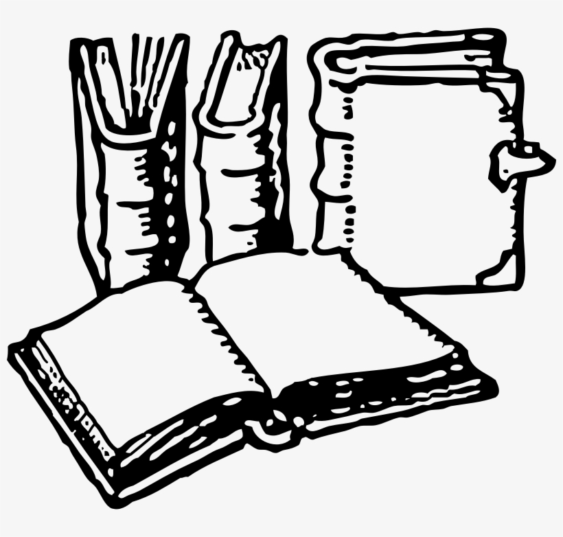 Johnny Automatic Books - Black And White History Clipart, transparent png download