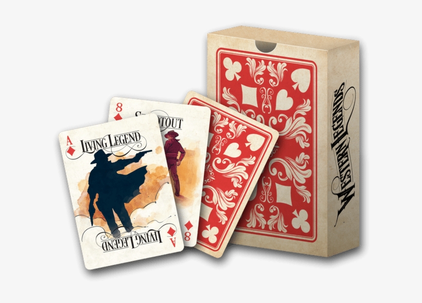 Western Legends Poker Cards - Poker, transparent png download