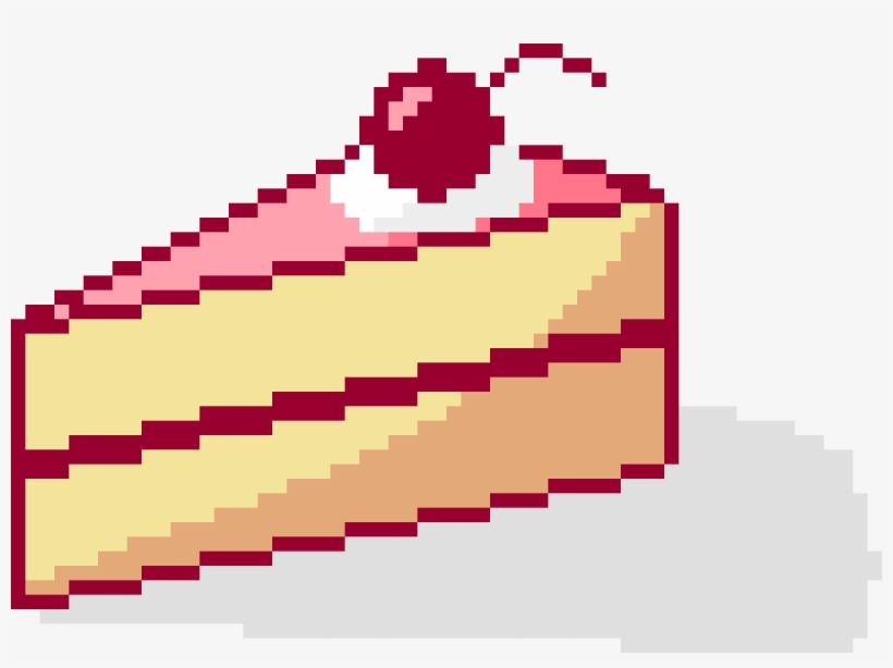 Nomnom - Pixel Cake, transparent png download