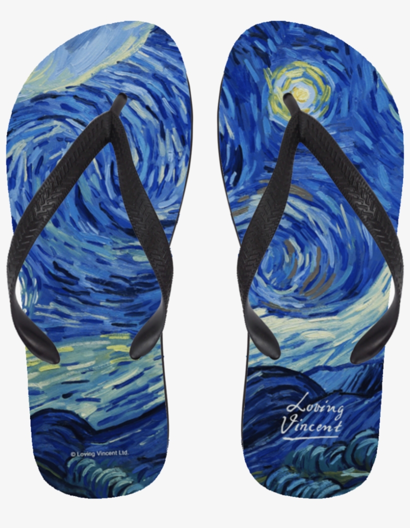 Opening 72030 Flip Flops - The Starry Night, transparent png download