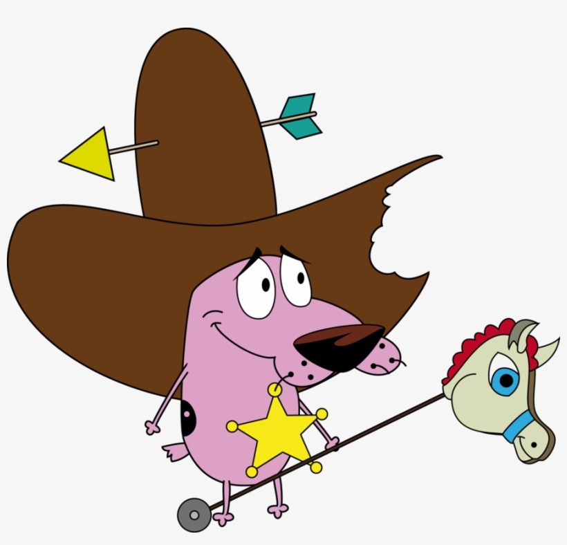 Courage - Coraje El Perro Cobarde Vaquero, transparent png download