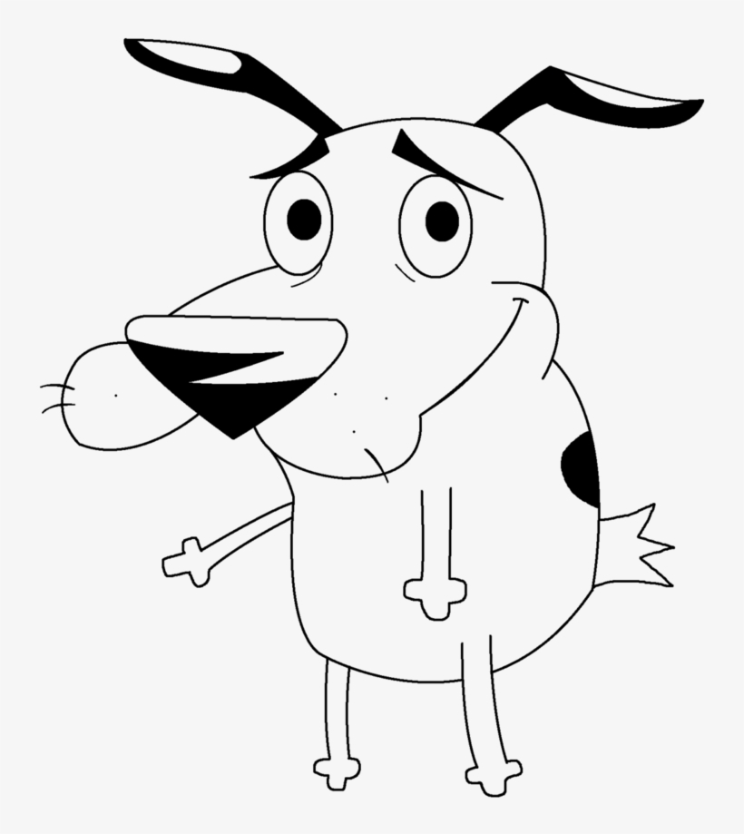 Dog Line Drawing Images - Drawing, transparent png download