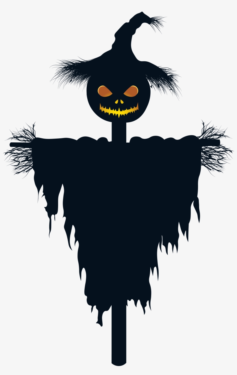 Scarecrow Clipart Pumpkin ~ Frames ~ Illustrations - Halloween Scarecrow Png, transparent png download
