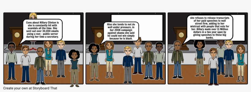 Hillary Clinton - Cartoon, transparent png download