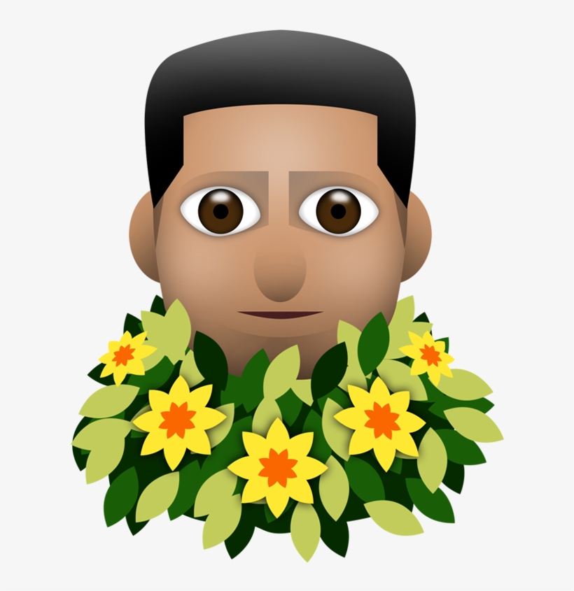 I'm - Lei Emoji, transparent png download