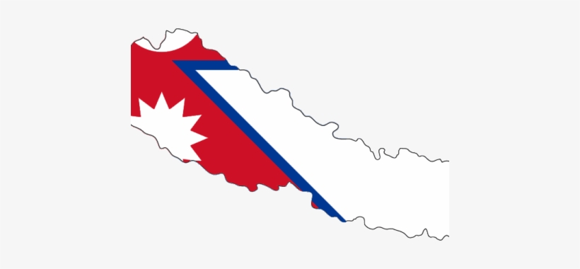 Clip Library Stock India Nepal Flag Png Full Hd Maps - Flag Of Nepal, transparent png download