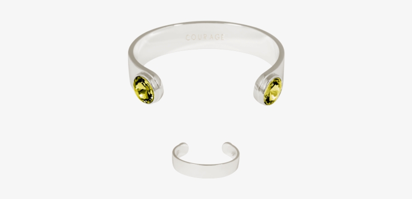 The Zen Bracelet Silver/sunrise Yellow » - Bracelet, transparent png download