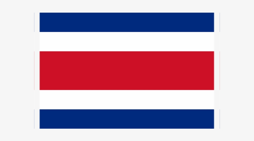 Costa Rican Flag Medium - Costa Rica Flag, transparent png download