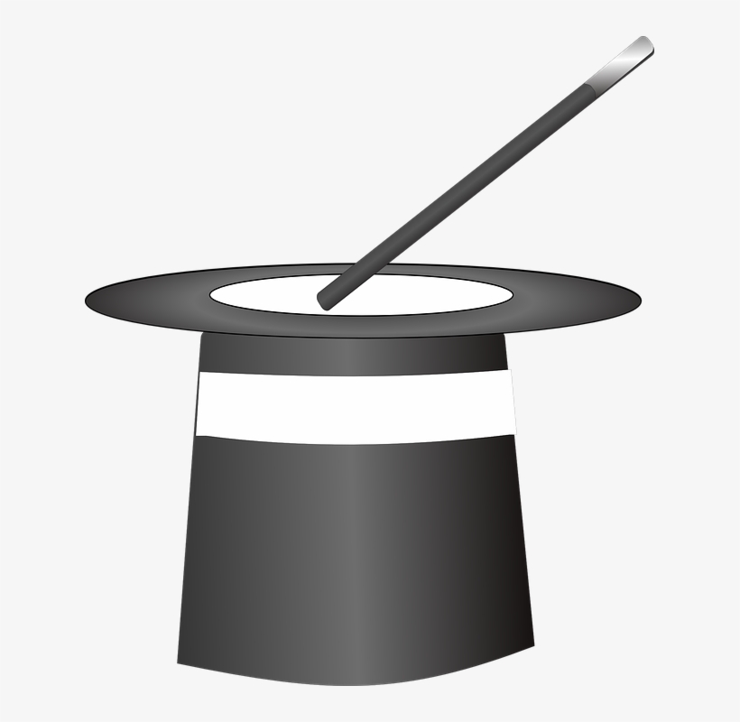 Drawn Top Hat Magic Hat - Magic Hat Clip Art, transparent png download