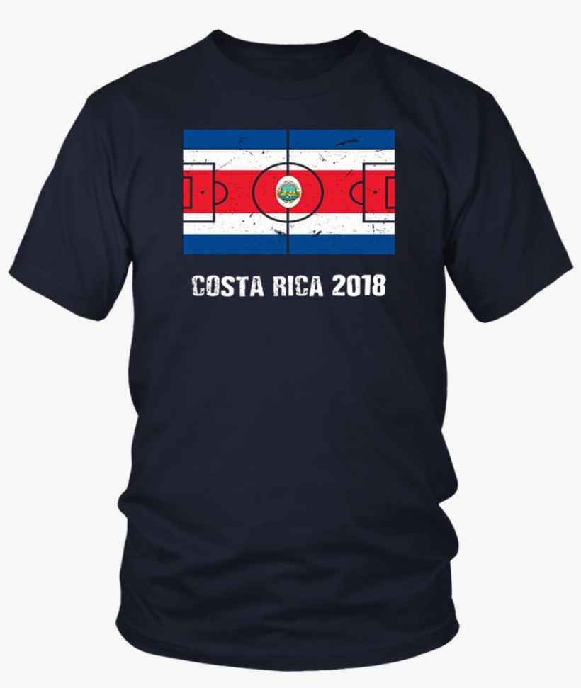 Costa Rica Team 2018 Tshirt Distressed Football Flag - Trump Kim Summit T Shirt, transparent png download